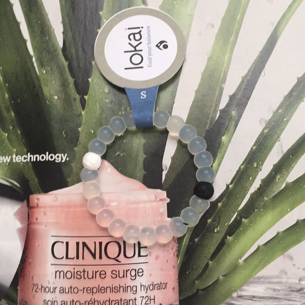 Clear lokai bracelet